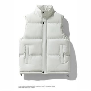 Winter Jacket Men Vest Vest Men Jacket Sleeveless Vest Casual Coat Men down Cotton Warm Thicken Waistcoat Thick Gilet Workwear