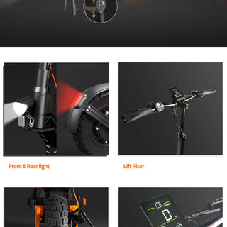 JOYOR S10-S-Z Folding Electric Scooter 1000W*2 Dual Motors 60V18AH High-capacity Battery 10*3.0 Widen Tires 75Km Max Range