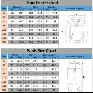 New 3D Printed Adult Fashion Leisure Sports Hoodie Set