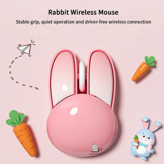 MOFii Wireless Connection Cute Rabbit Shape High Aesthetics for Office Silent M6 Mouse