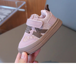 Spring Sport Shoes For Children PU Leather Boy's Girl's Sneakers Soft-soled Waterproof Infant Baby Ergonomics Kid's Sneakers