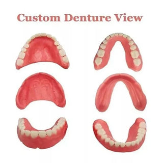 1Set Resin Teeth Denture Full Mouth Upper Lower Acrylic Artificial Preformed False Tooth Model Dedicated Teeth ﻿Dentistry Tool
