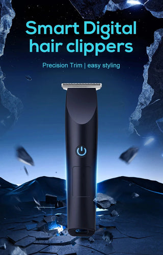 Design of adjustable cutter head with USB charging for electric hair clipper hair and beard trimming