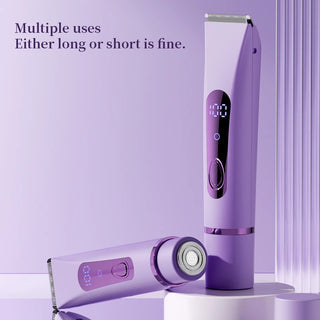Lightweight 2 in 1 Electric Hair Remover Painless Detachable Women's Hair Shaver Double-headed Gentle Pubic Hair Remover Legs