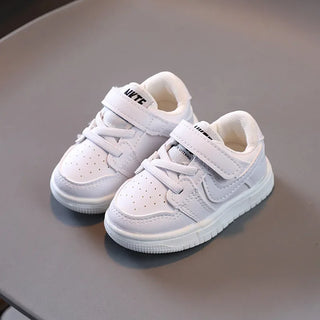 Fashion Little White Shoes Light Casual Shoes Baby Rubber Sole Anti Slip Shoes Sneakers Running Shoes Student Shoes Boys Girls