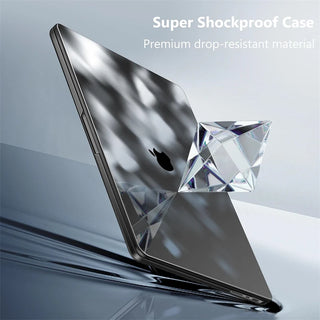 Crystal Black Clear Laptop Case for Macbook Air 13.6 M4 15 M3 Hard Cover for Mac Book Pro 13 M1 Chip M2 12 14 16 M5 Hard Sleeve