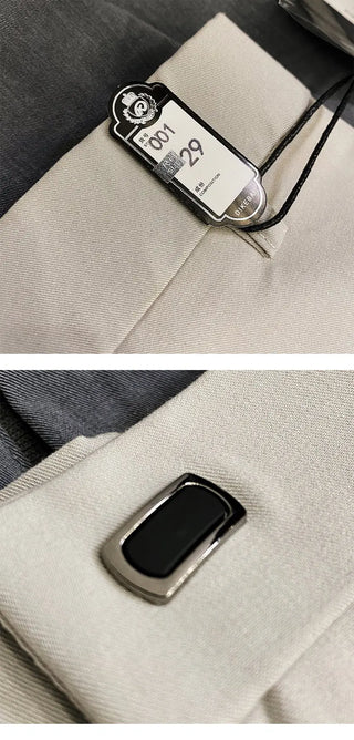 Men Suit Pants Hombre Pantalones 2026 Spring Stretch Slim Formal Trousers for Men Fashion Casual Stripe Dress Pants Men Clothing