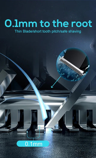 Design of adjustable cutter head with USB charging for electric hair clipper hair and beard trimming