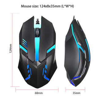 USB Wired Mouse RGB Colorful Mouse 5000 DPI Gaming Mouse Optical Wired Mouse Mice Ergonomic Mouse for PC Computer Laptop Macbook