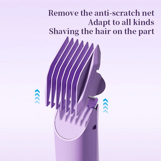 Lightweight 2 in 1 Electric Hair Remover Painless Detachable Women's Hair Shaver Double-headed Gentle Pubic Hair Remover Legs