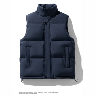 Winter Jacket Men Vest Vest Men Jacket Sleeveless Vest Casual Coat Men down Cotton Warm Thicken Waistcoat Thick Gilet Workwear