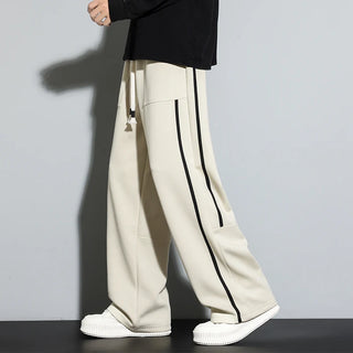 2025 Men Sweatpants Baggy Joggers Cotton Korean Sports Pants  Neutral Loose Outdoor Jogger Fitness Trouser