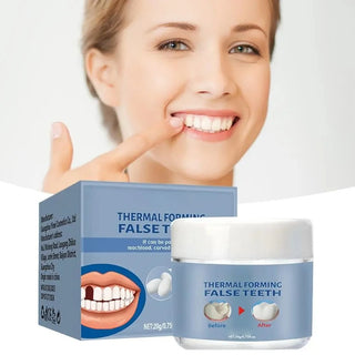 Moldable False Teeth, Tooth Repair Granules, Tooth Beads, Temporary Filling for Rooth, Broken Tooth Repair Kit, Thermal Fit Q6N2