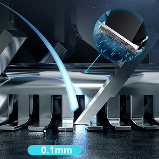 Design of adjustable cutter head with USB charging for electric hair clipper hair and beard trimming