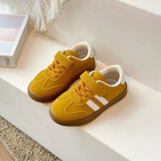 PU Leather Sneakers for Children Waterproof Trend Fashion Children's Tennis Shoes Anti-slippery Sport Shoes for Kids