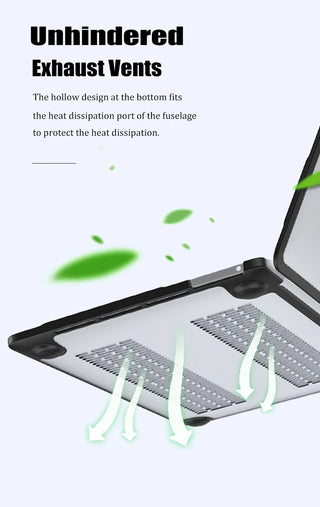 For Macbook Pro 13 Case M2 M4 Air M1 For MacBook Air 13 Case Cover Funda Pro 16 Case M3 2025 M5 Pro 14 Case 15.3 Laptop Case