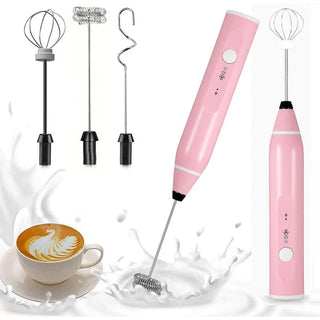Mini Electric Handheld Milk Frother Electric Blender with USB Electrical Maker Whisk Mixer for Milk Frother Cappuccino