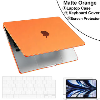 Matte Protective Case For MacBook Air 13.6 inch 2025–2022 M4/M3/M2 Chip Models A3240 A3113 A2681,Scratch & Fingerprint Resistant