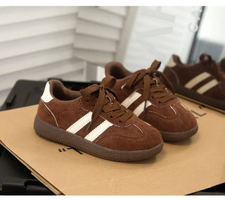 Childrens' Retro Fashion Casual Sports Shoes 2025 Autumn New Girl's Fashion Comfortable Low Top Shoes Boys' Soft Soled Sneakers