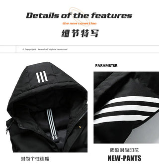 Waistcoat for men spring and autumn waistcoat for Korean men fashion slim handsome vest warm down cotton vest with hat