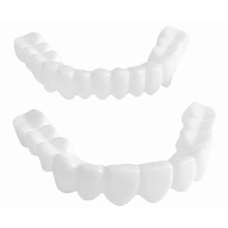 Tooth Veneers Unisex Teeth Veneer Upper Lower Veneers Temporary Smile Improver  Instant Confidence Smile Tools Beauty Tool