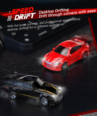 Kf20 1:64 Drift Rc Car Four-wheel remote-controlled racing car Full proportions Desk Competition Toy Boys Ideal gifts.