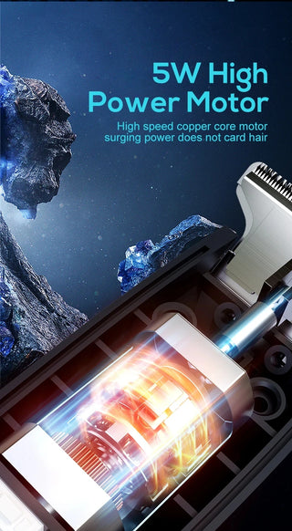 Design of adjustable cutter head with USB charging for electric hair clipper hair and beard trimming