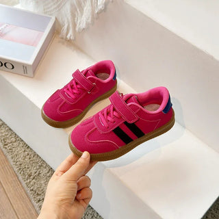 PU Leather Sneakers for Children Waterproof Trend Fashion Children's Tennis Shoes Anti-slippery Sport Shoes for Kids