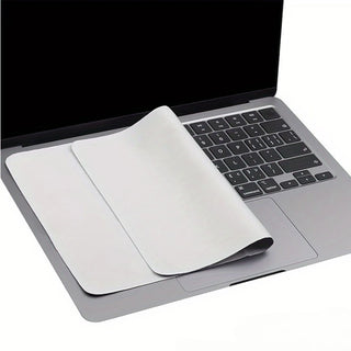 Ultra-Soft Microfiber Cleaning Cloths Notebook Screen Keyboard Protector For MacBook Pro 13-14/15-16 Inch
