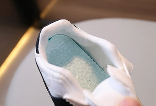 Fashion Sport Shoes For Children PU Leather Ergonomics Kids Sneakers Soft-soled Children's Sneakers Boy's Girl's Tennis Shoes