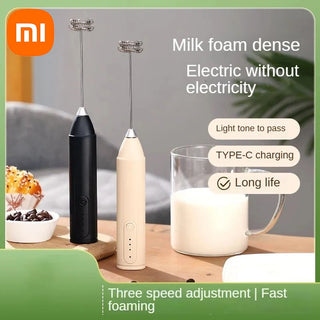 Xiaomi Handheld Milk Frother Portable Coffee Frother High Speed Electric Mixer Beverage Foam for Jam Cappuccino Kitchen Tools