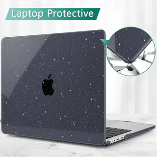 Glitter laptop Cover For 2025 Macbook Air 13.6 M4 Case MacBook Air 15 M4 Chip Case MacBook Pro 14 M4 Pro 16 M3 M2 M1 Pro 13 Case