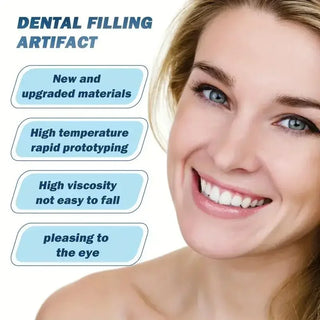 Moldable False Teeth, Tooth Repair Granules, Tooth Beads, Temporary Filling for Rooth, Broken Tooth Repair Kit, Thermal Fit Q6N2