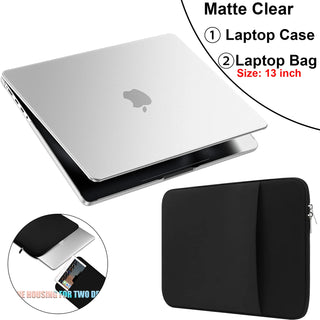 Matte Protective Case For MacBook Air 13.6 inch 2025–2022 M4/M3/M2 Chip Models A3240 A3113 A2681,Scratch & Fingerprint Resistant