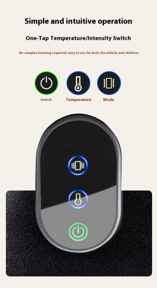 Rechargeable ankle massager, easy to operate, convenient to use, intelligent timing, vibration temperature sensing, giving gifts
