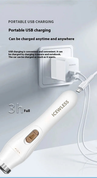 Women Electric Shaver Waterproof Painless Hair Trimmer for Bikini Body Legs Face Underarms Hair Removal Cordless