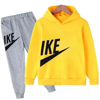 Hot Brand Designer Print Children Sport Hoodie+Pant Suit 2pcs Set Kids Boy Girl Clothing Spring Autumn Casual Fashion Tracksuit
