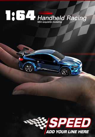 Kf20 1:64 Drift Rc Car Four-wheel remote-controlled racing car Full proportions Desk Competition Toy Boys Ideal gifts.