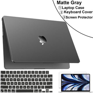 Matte Protective Case For MacBook Air 13.6 inch 2025–2022 M4/M3/M2 Chip Models A3240 A3113 A2681,Scratch & Fingerprint Resistant