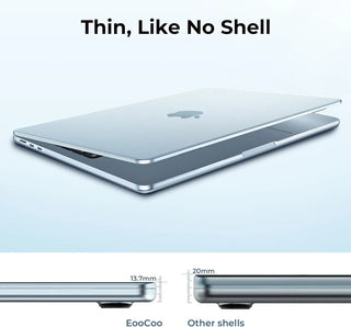 Matte Protective Case For MacBook Air 13.6 inch 2025–2022 M4/M3/M2 Chip Models A3240 A3113 A2681,Scratch & Fingerprint Resistant