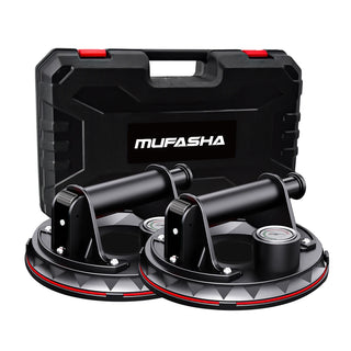 MUFASHA 8 Inch Vacuum Suction Cup Granite Tile Glass Lifter Heavy Duty Lifter Manual Lifting