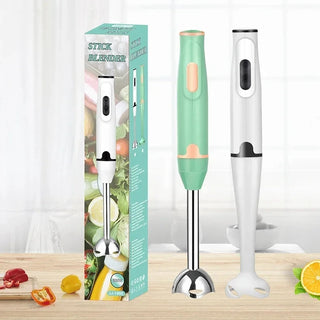 Immersion Hand Stick Blender Electric Food Vegetable Grinder Handheld Stick Mixer for Smoothies Sauces Baby Food Soups