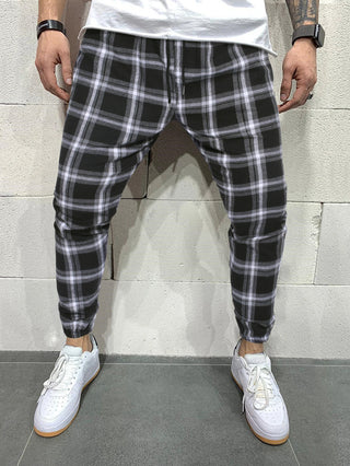 Mens Drawstring Lattice Pants Trousers with Bound Feet Style Casual Comfortable Breathable Loose Fit Long Leggings
