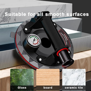 MUFASHA 8 Inch Vacuum Suction Cup Granite Tile Glass Lifter Heavy Duty Lifter Manual Lifting