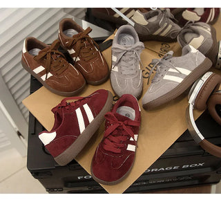 Childrens' Retro Fashion Casual Sports Shoes 2025 Autumn New Girl's Fashion Comfortable Low Top Shoes Boys' Soft Soled Sneakers