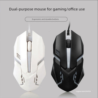In-Stock X1 Neutral Backlight Seven-Color Glowing Gaming Wired Mouse USB Cheap Mouse Esports Mouse