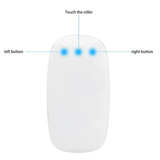 New Wireless Bluetooth Magic Computer Mouse Rechargeable Touch Slim Ergonomic Dual-Mode Silent PC Mice For Apple Macbook Air