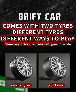 Teeggi 2.4G RC CAR With LED Light 4WD Remote Control Drift Cars Professional Racing Toys for Children Gifts VS GTR Model AE86