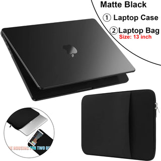 Matte Protective Case For MacBook Air 13.6 inch 2025–2022 M4/M3/M2 Chip Models A3240 A3113 A2681,Scratch & Fingerprint Resistant