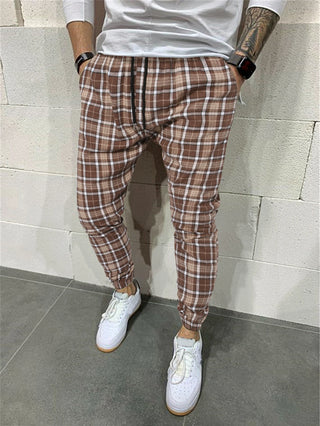 Mens Drawstring Lattice Pants Trousers with Bound Feet Style Casual Comfortable Breathable Loose Fit Long Leggings